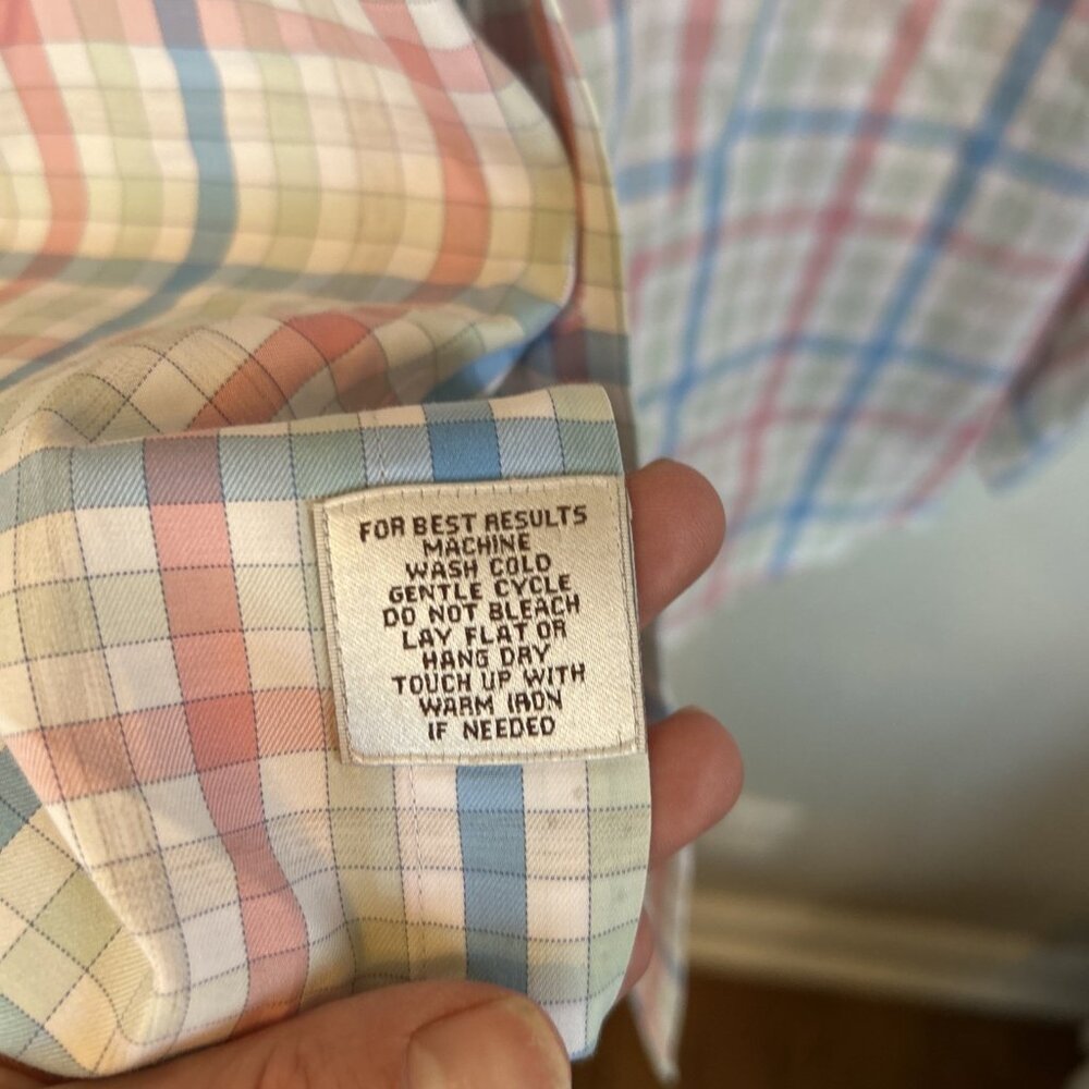 PETER MILLAR Dress‎ Shirt Mens Size XXL Cotton - Picture 5 of 6